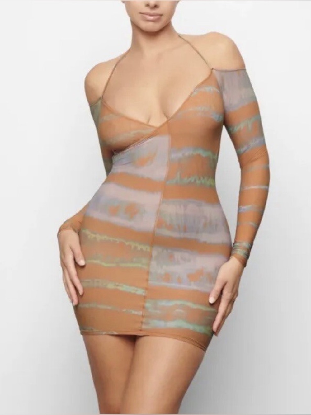 Skims Off The Shoulder Jelly Sheer Dress - NWOT & RARE